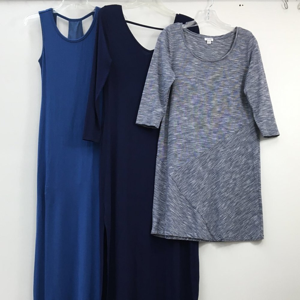 Pure Jill/Ya Los Angeles Women's Shades of Blue Dress Bundle Size XS/S